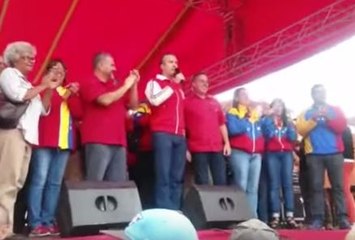 Así presentó Tareck El Aissami a Roque Valero como candidato en Aragua