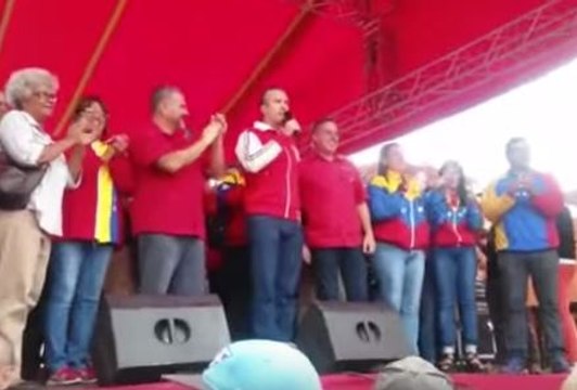 Así presentó Tareck El Aissami a Roque Valero como candidato en Aragua