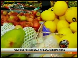 GOVERNO É RUIM PARA 7 DE CADA 10 BRASILEIROS