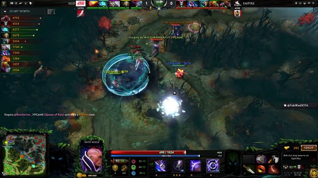 Dota 2 How to Refill Bottles - LGD vs Empire