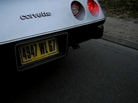 Echappements Corvette 1978