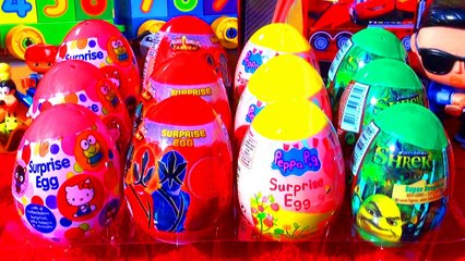 30 Surprise Easter Eggs Kinder Peppa HelloKitty Giant AngryBirds Starwars Disney Marvel Sp