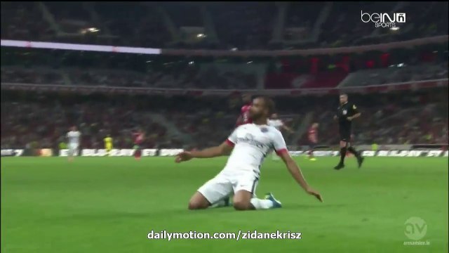 Lucas Moura 0:1 HD | Lille v. Paris Saint-Germain - Ligue 1 07.08.2015