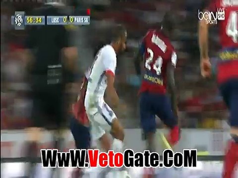 لوكاس مورا يتقدم بالهدف الاول باريس سان جيرمان فى ليل