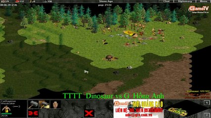 AOE Dinosaur vs Hồng Anh Solo Random 25 01 2014 T5