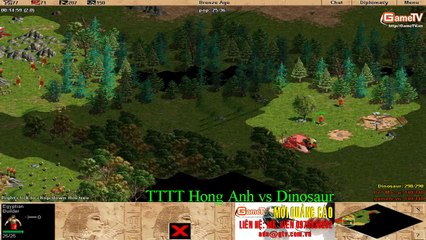 AOE Hồng Anh vs Dinosaur solo Random 25 01 2014 T4
