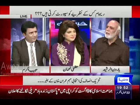 Haroon Rasheed Response on Reham Khan’s Entry in Politics