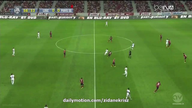Lucas Moura 0_1 HD _ Lille v. Paris Saint-Germain - Ligue 1 07.08.2015