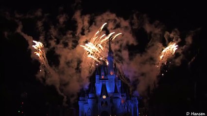 ♥♥ The 2014 Walt Disney World Christmas Holiday Wishes Fireworks Show (in HD)