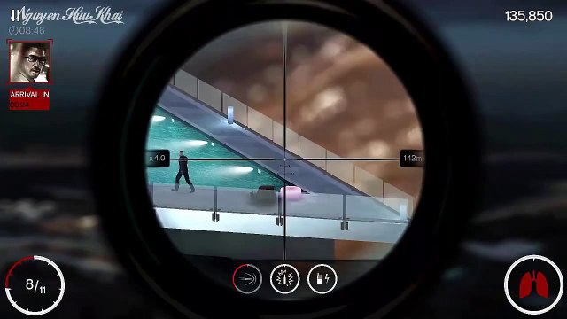 Hitman Sniper Chapter 3 Mission 19 - Only moving headshots