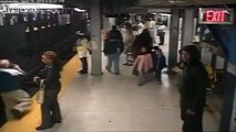 LiveLeak - Good Samaritan Risks Life to Save Man Who Fell Onto Subway Tracks-copypasteads.com