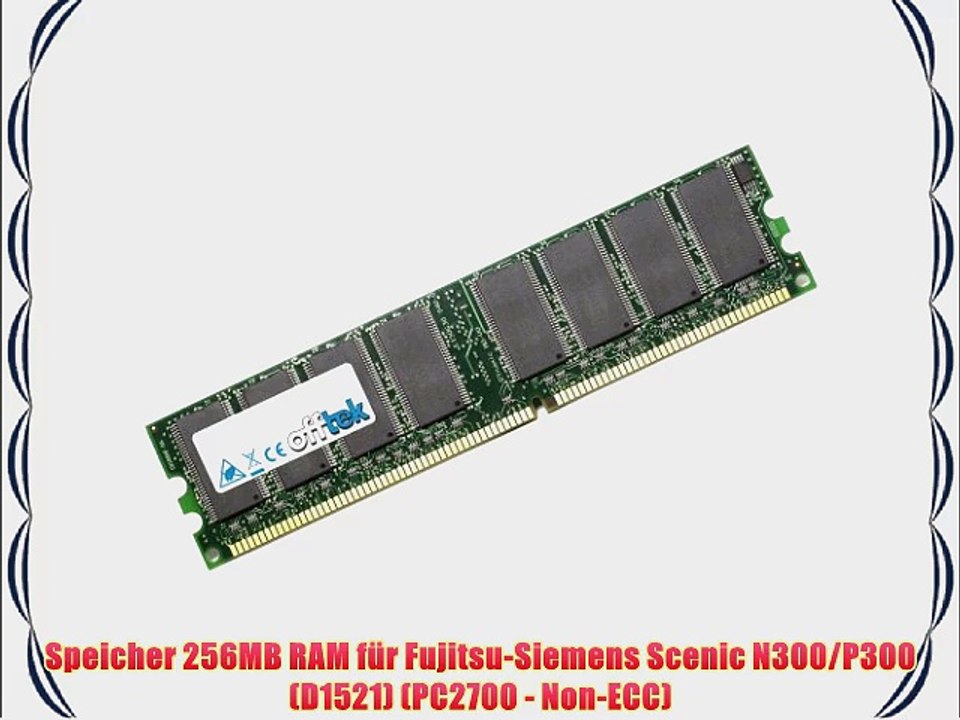 Speicher 256MB RAM f?r Fujitsu-Siemens Scenic N300/P300 (D1521) (PC2700 - Non-ECC)