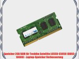 Speicher 2GB RAM f?r Toshiba Satellite L655D-S5050 (DDR3-10600) - Laptop-Speicher Verbesserung