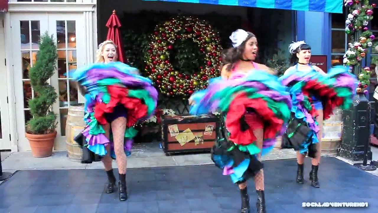 Holiday Can Can Dancers at Universal Studios Hollywood HD