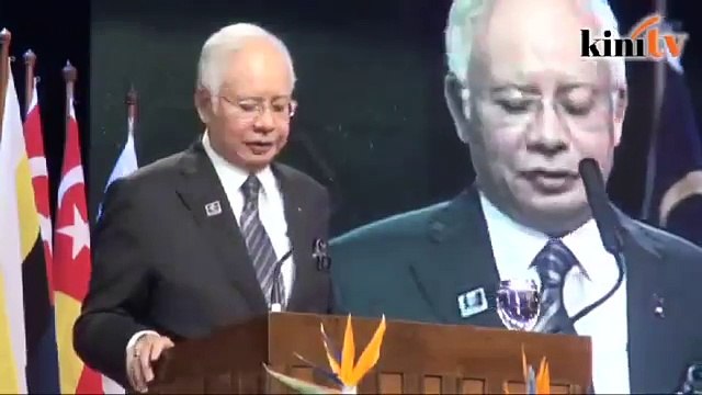 Najib envies Samy's thick, black hair