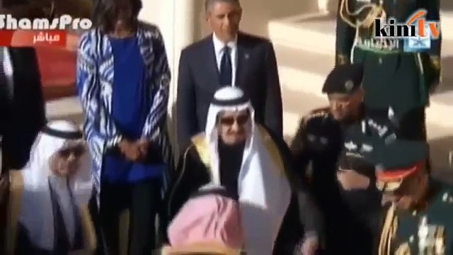 Raja Salman tinggalkan Obama untuk solat Asar