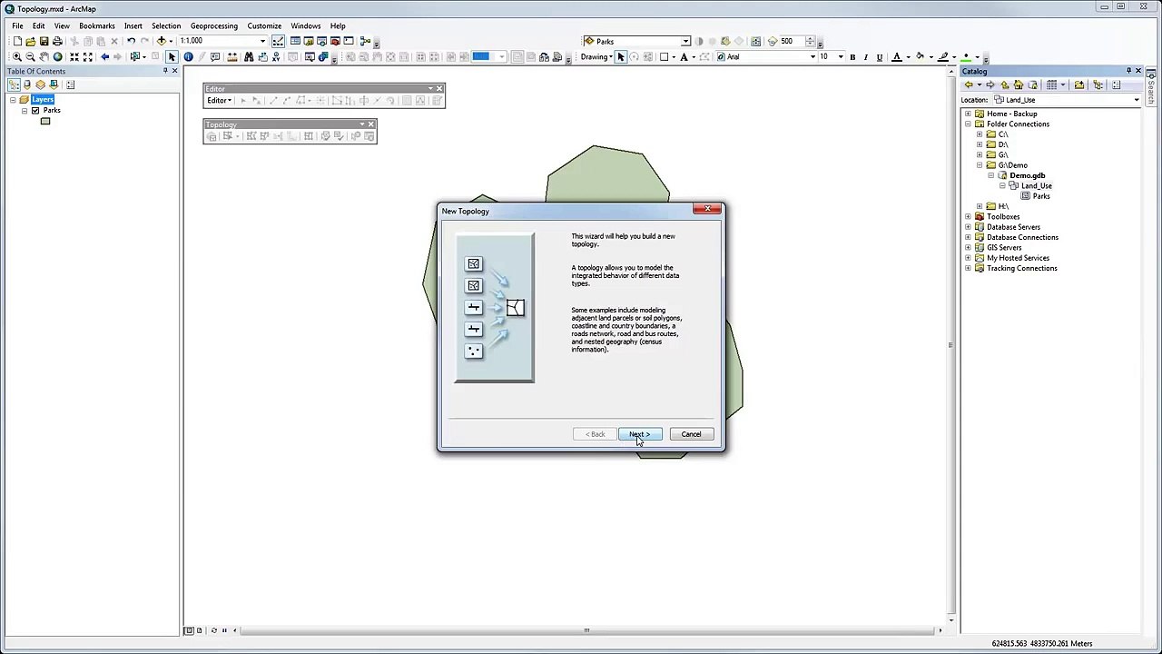 Basic Topology in ArcMap