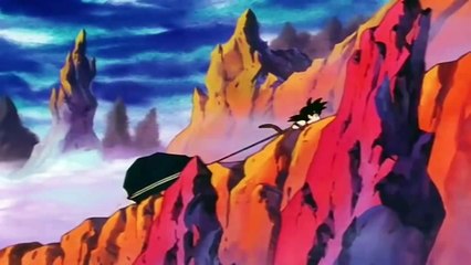 Dragon Ball - Goku vs Tenshinhan - weight clothes, Kami training and warming up