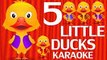 Five Little Ducks - Number Nursery Rhymes Karaoke Songs For Children | ChuChu TV Rock 'n' Roll