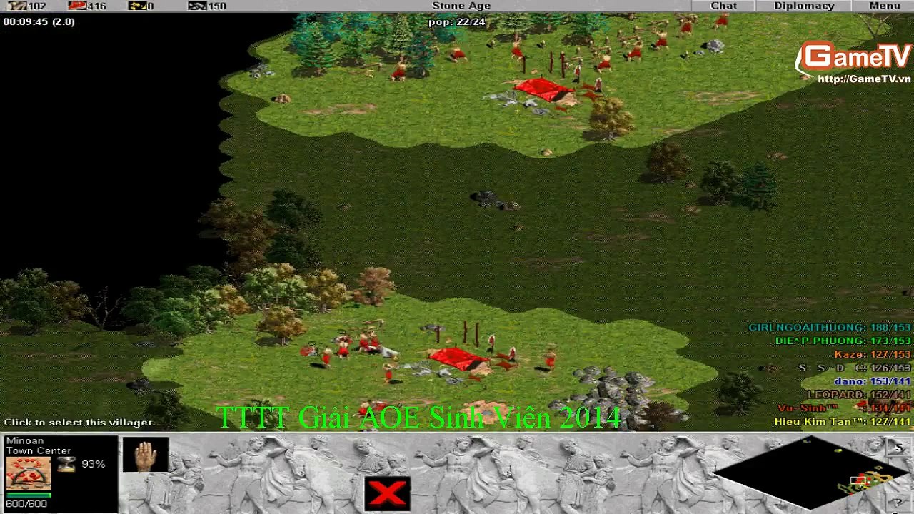 AOE giai SV BK QH 2 vs QH 3Ngoại Thương 19 01 2014 T2