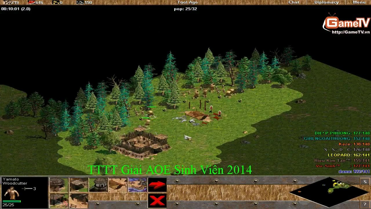 AOE giai SV BK QH 2 vs QH 3Ngoại Thương 19 01 2014 T3