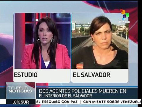 El Salvador: dos agentes policiales mueren en enfrentamiento con maras