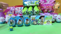 Huge Kinder Surprise Eggs Disney Pixar CARS 2 & Toy Story review Unwrapping Chocolate Toys
