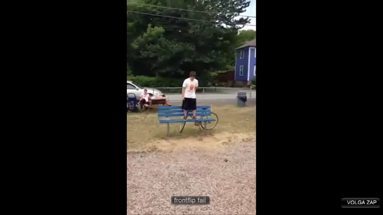 frontflip fail