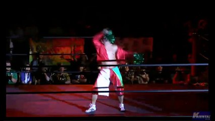 Video herunterladen: {24 Hour Wrestling} (KAIENTAI DOJO) Kaji Tomato, Ayumu Honda & Bambi Vs.  Kengo Mashimo, Tank Nagai & Yuma (7/25/15)