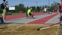 Ottawa Intermediate Board Finals Track & Field June 10th 2015 - Maya doing the triple jump