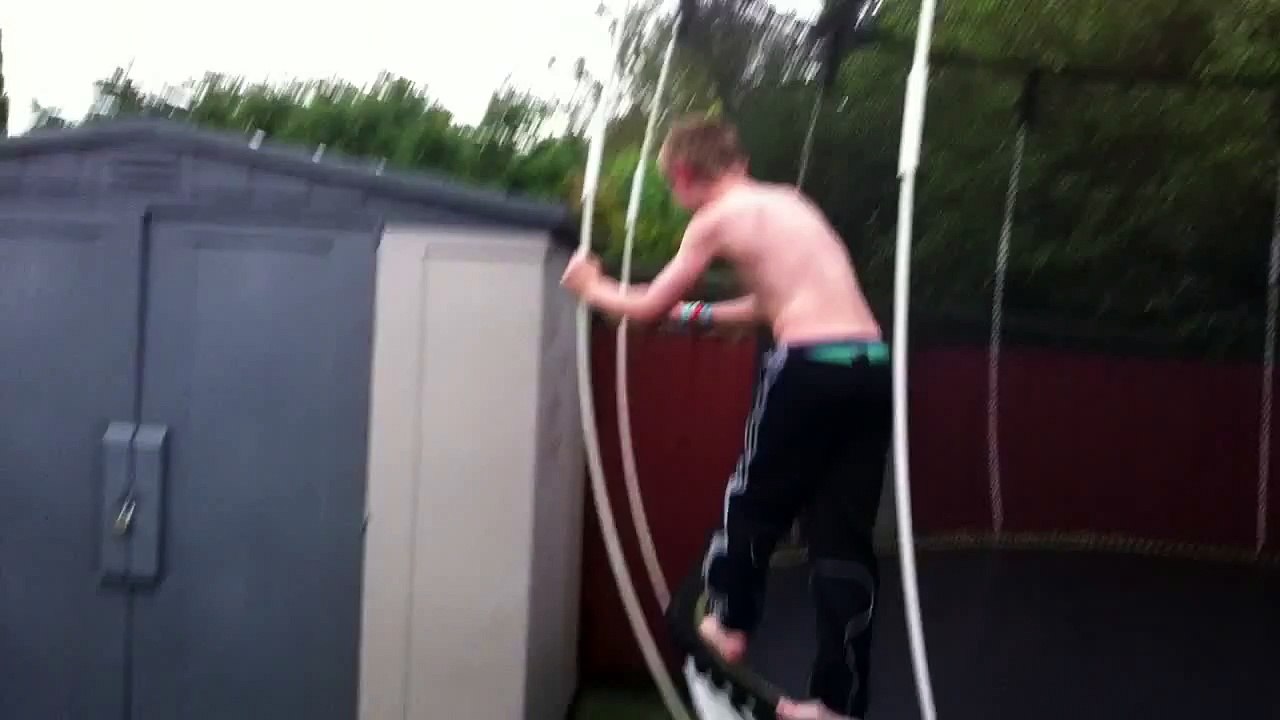 Funniest fall off shed