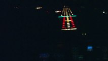 Landing At the Charlotte International Airport (Night Time)