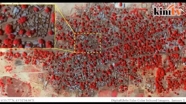 Imej satelit dedah kekejaman miltan Boko Haram