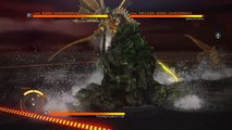 GODZILLA PS4: Biollante vs King Ghidorah and Mecha-King Ghidorah (both team against me)