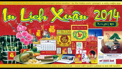 IN LỊCH XUÂN GIÁP NGỌ 2015 NHANH, RẺ, ĐẸP
