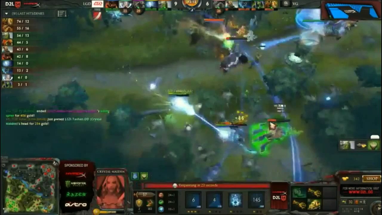 LGD cn vs VG Game1 D2l 9 1 2014