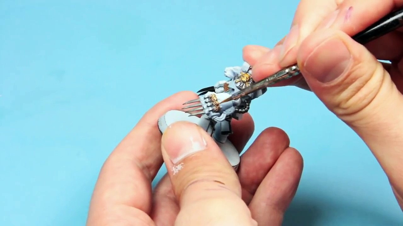 Painting Warhammer 40K: White Scars Terminator