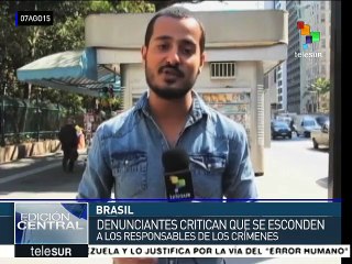 Brasileños critican violencia de la policía contra la población pobre