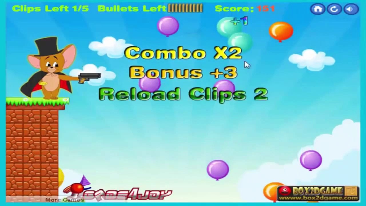 Kids Games ★ Tom and Jerry Cartoon Game Jerry Shooter ★ Hi5 Game Zone