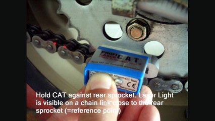 Profi Laser CAT chain alignment tool short demo