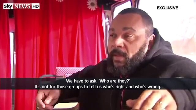 [La Quenelle] Nicolas Anelka FÉLICITÉ par Dieudonné M'Bala M'Bala, sur ''Sky News''