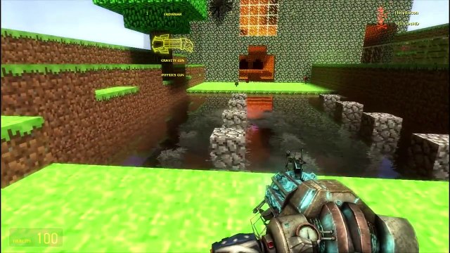 Gmod DeathRun Minecraft-Simpsons Maps & Funny Moments