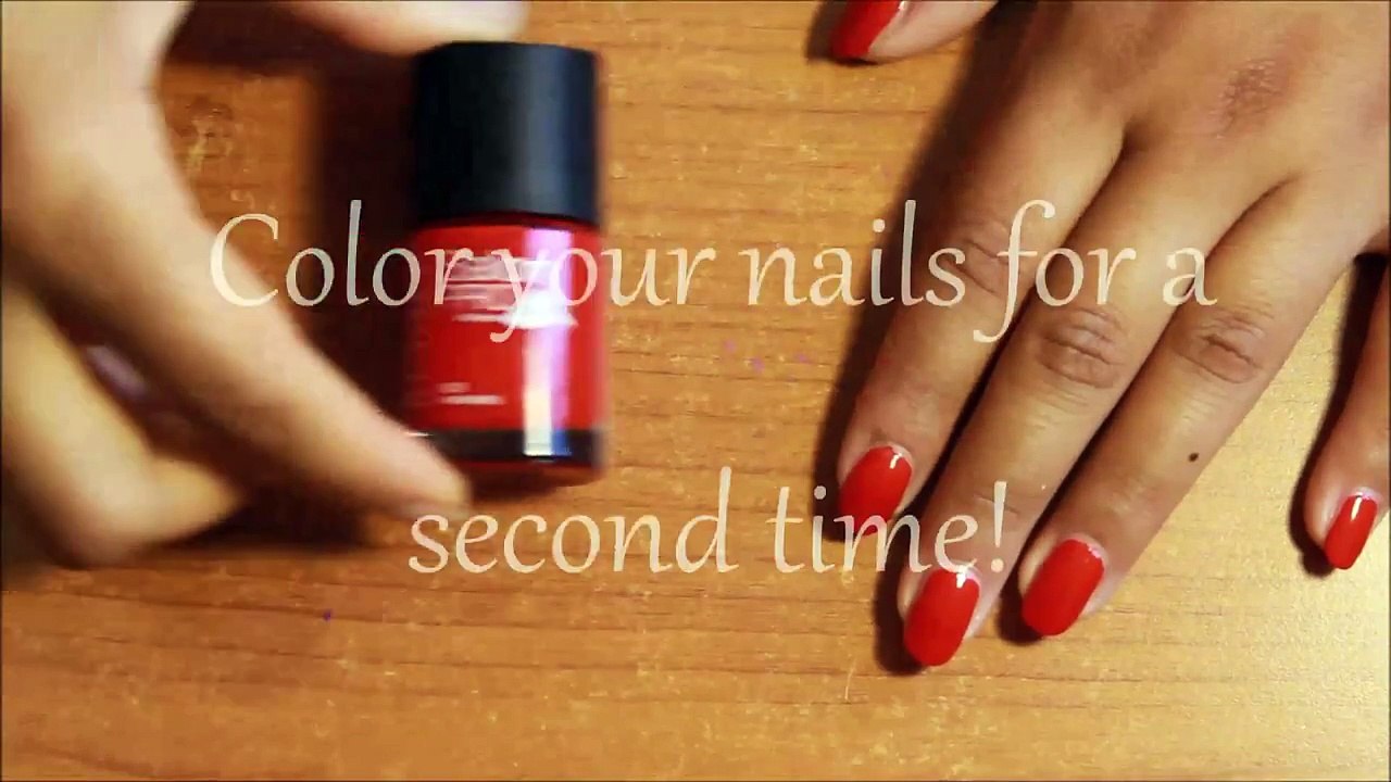 Polka-dots Nail Art Tutorial