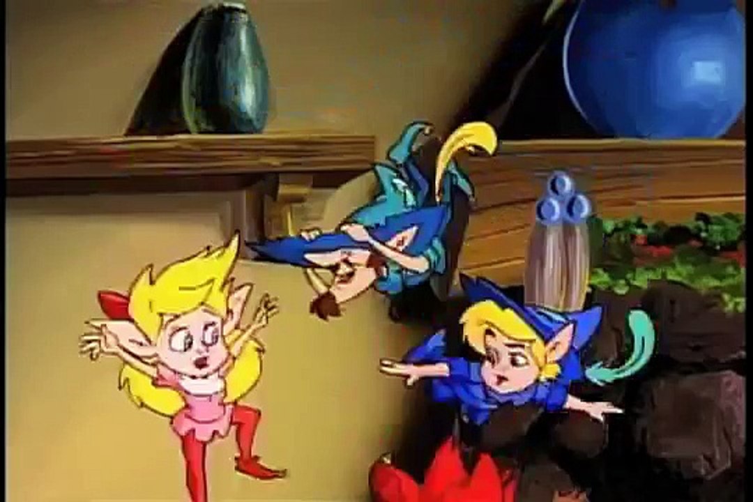 EnchantedTales Elves and the Shoemaker Cartoon