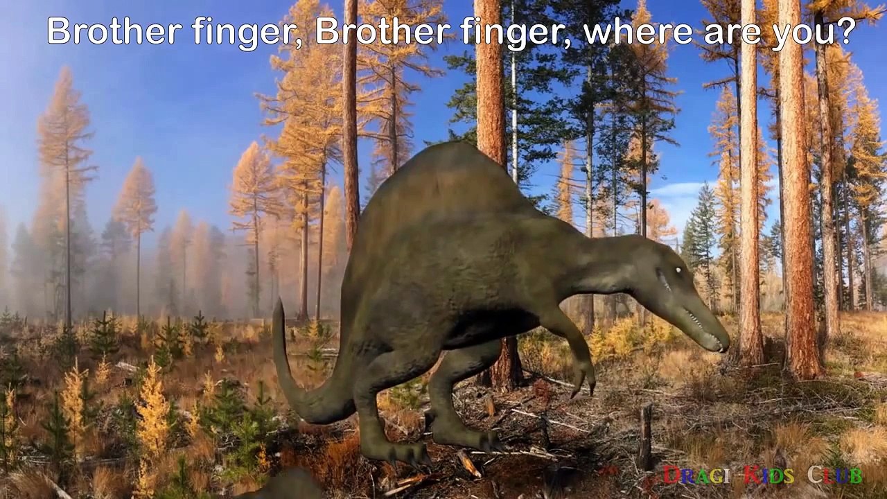 3D Dinosaur Finger Family | Song for Children | Nursery Rhymes Dinosaurs Cartoon | Kids So