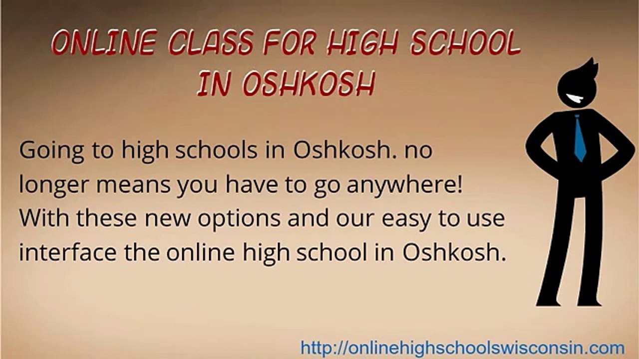 Online Class for High School in Oshkosh