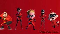 Finger Family The Incredibles Kids Cartoon Songs | Nursery Rhymes for Children