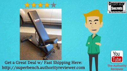 [Review _ SALE] Ironmaster Super Bench Adjustable weight-lifting Bench