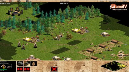 AOE Solo Assyrian G_Pep vs BiBi Ngày 6 1 2014 C1T5