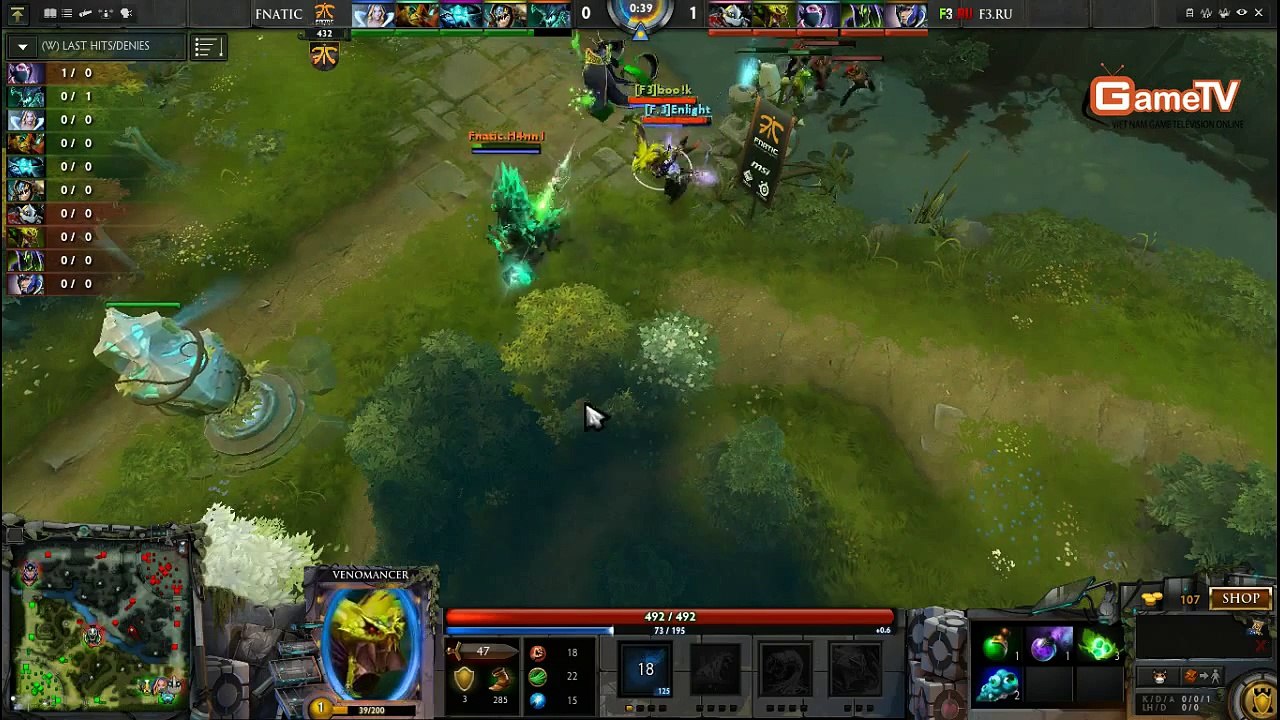 DOTA 2 - Flipsid3 vs Fnatic ngày 04-01-2014
